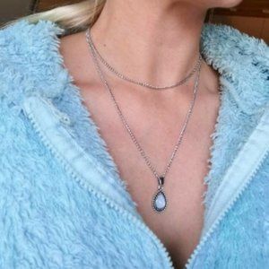 New! Women's Bohemian Beach Drop Stone Necklace